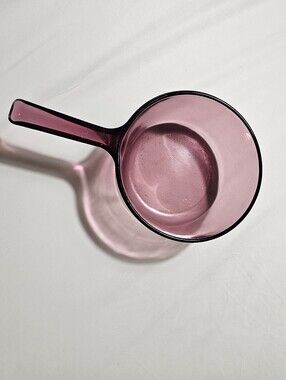 Vintage Visions Cranberry 1.5L Saucepan Glass Cookware
